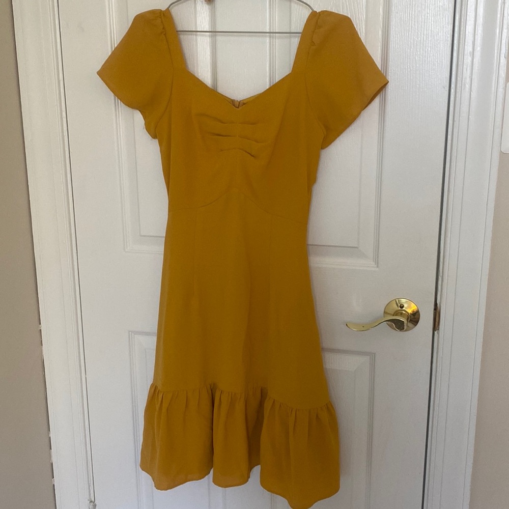 GUMAC Dress - Yellow - Small